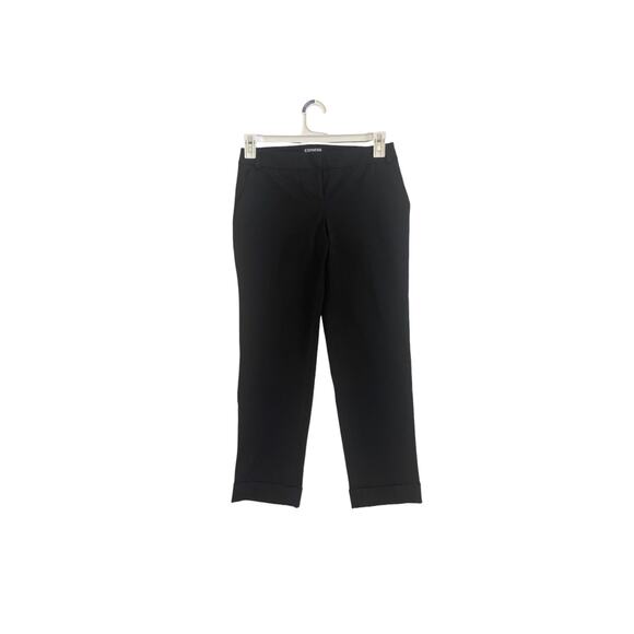 Express Editor Low Rise Black Dress Pants Size 2 R - Picture 1 of 5